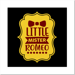 Little Mister Romeo | Cute Kid's Posters and Art